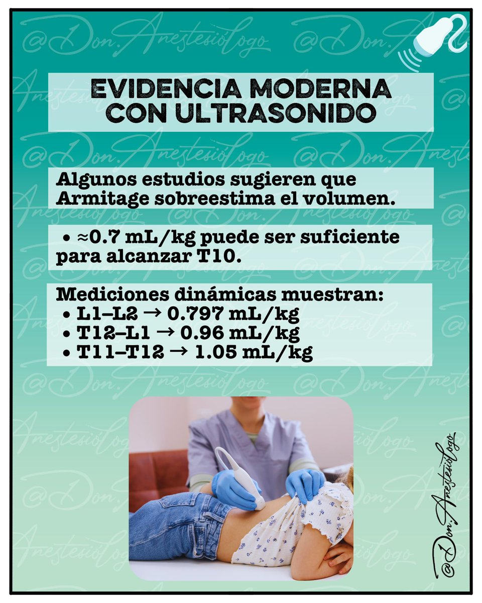 donanestesio's tweet image. ¿Cómo calculas el nivel de la anestesia caudal en pediatría?