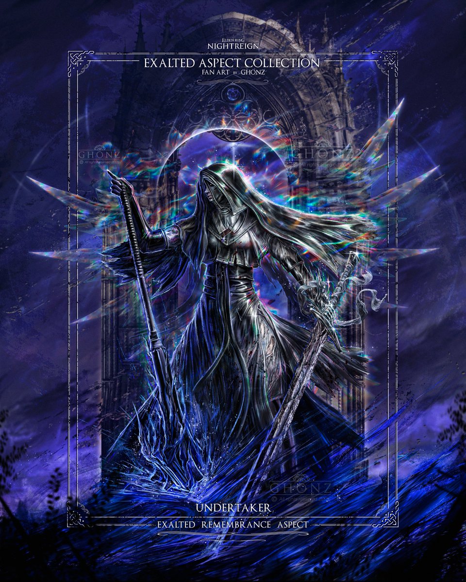 ghonz_art's tweet image. Undertaker - Exalted Remembrance Aspect Collection
✨⚔️
#EldenRingNightreign #undertaker