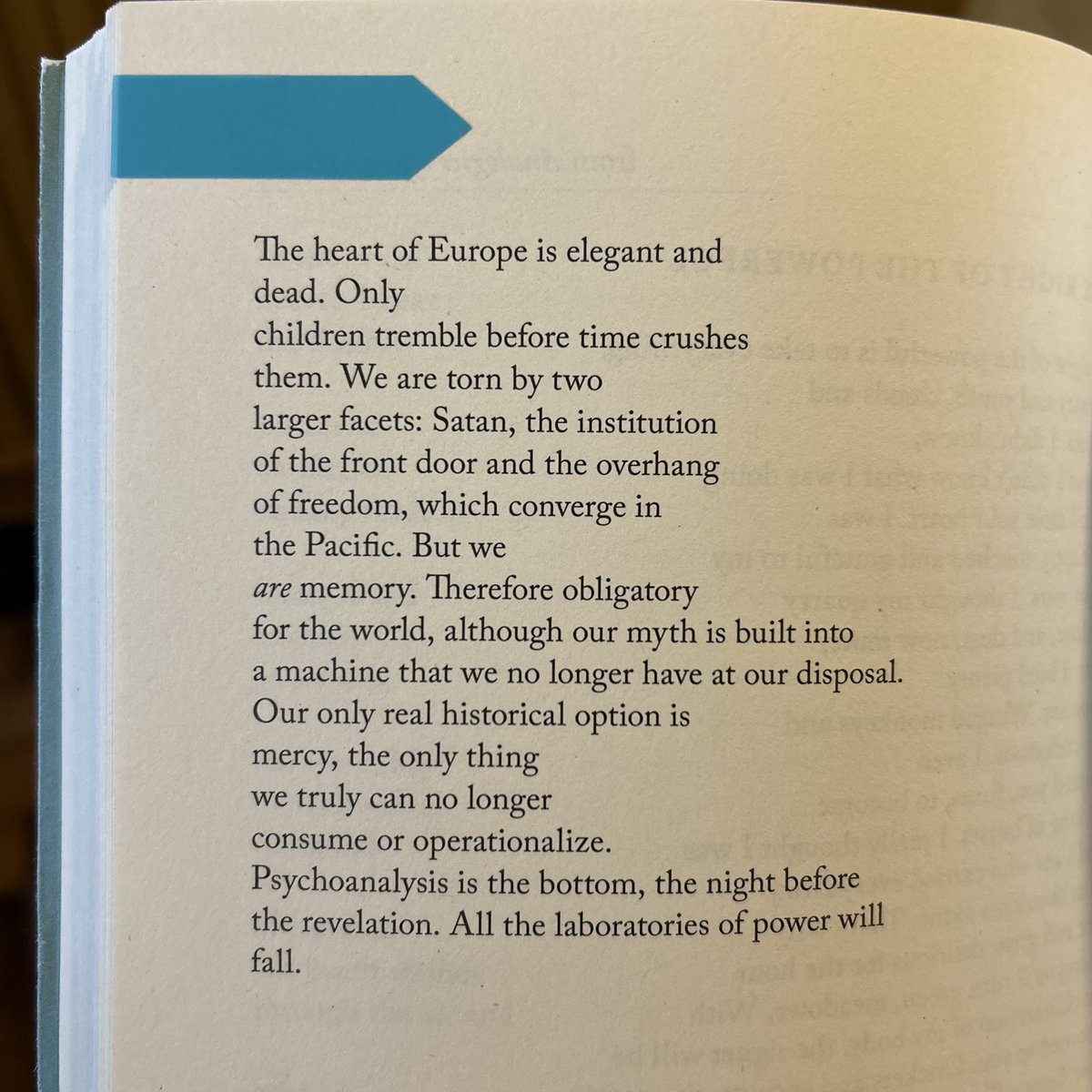 From “Analogies of Light” (1982), p. 112.