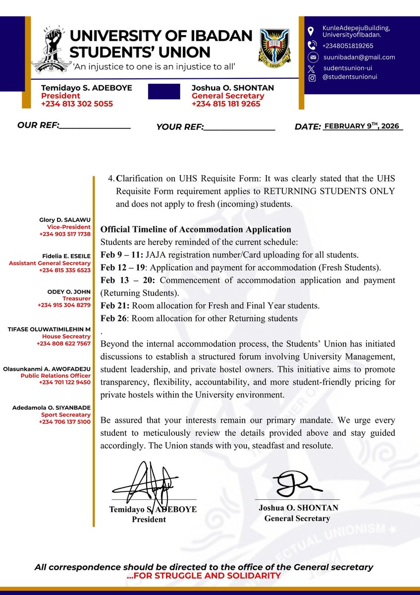 SPECIAL RELEASE!
09/02/2026

©️THE DILIGENT TEAM (UISU).