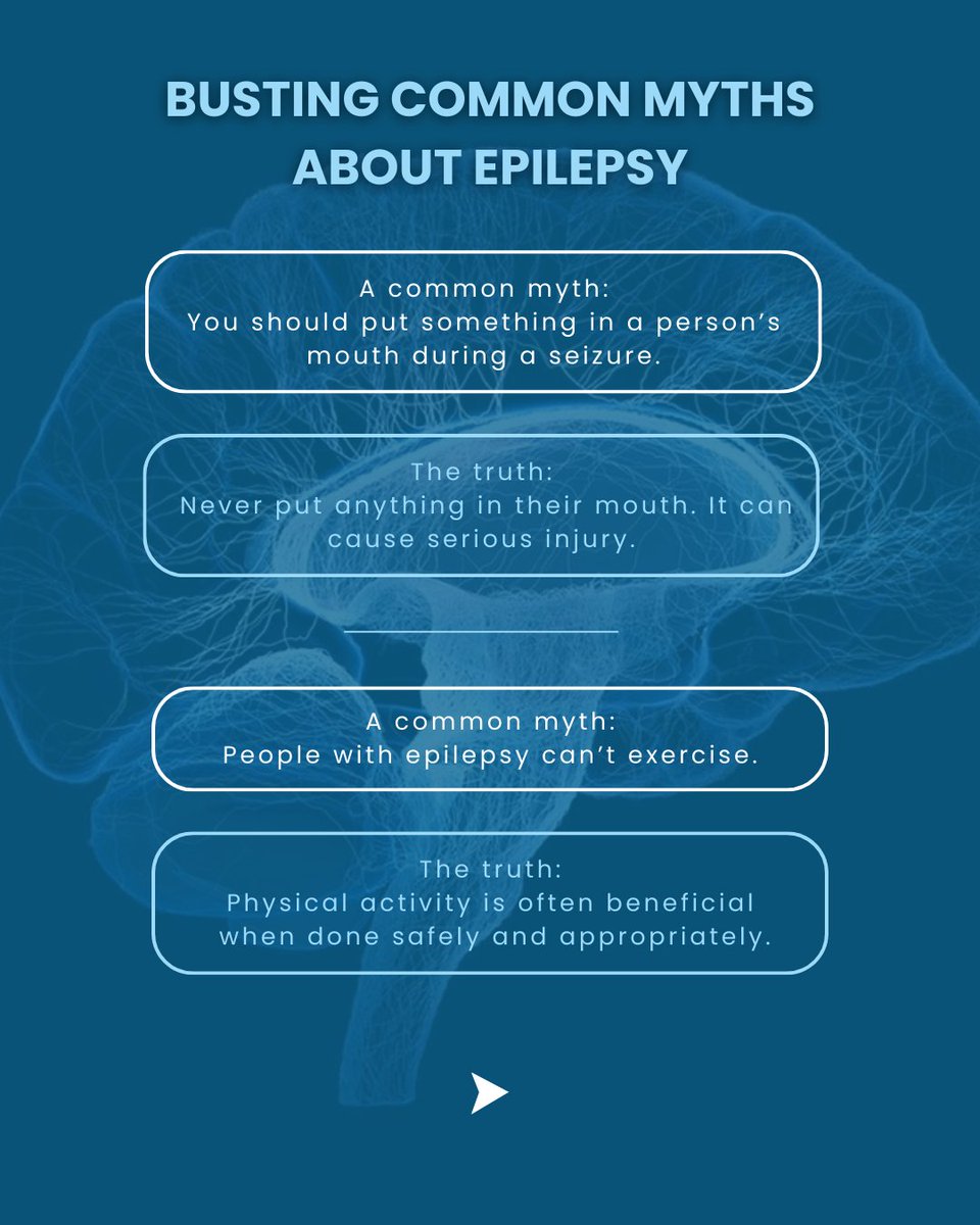 Misunderstanding creates fear.
Education creates safety, compassion, and support.
Let’s keep busting common myths about epilepsy.
