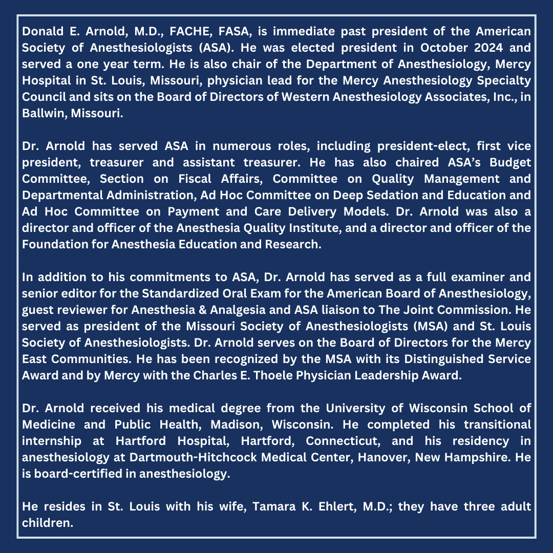 Missouri Society of Anesthesiologists tweet media