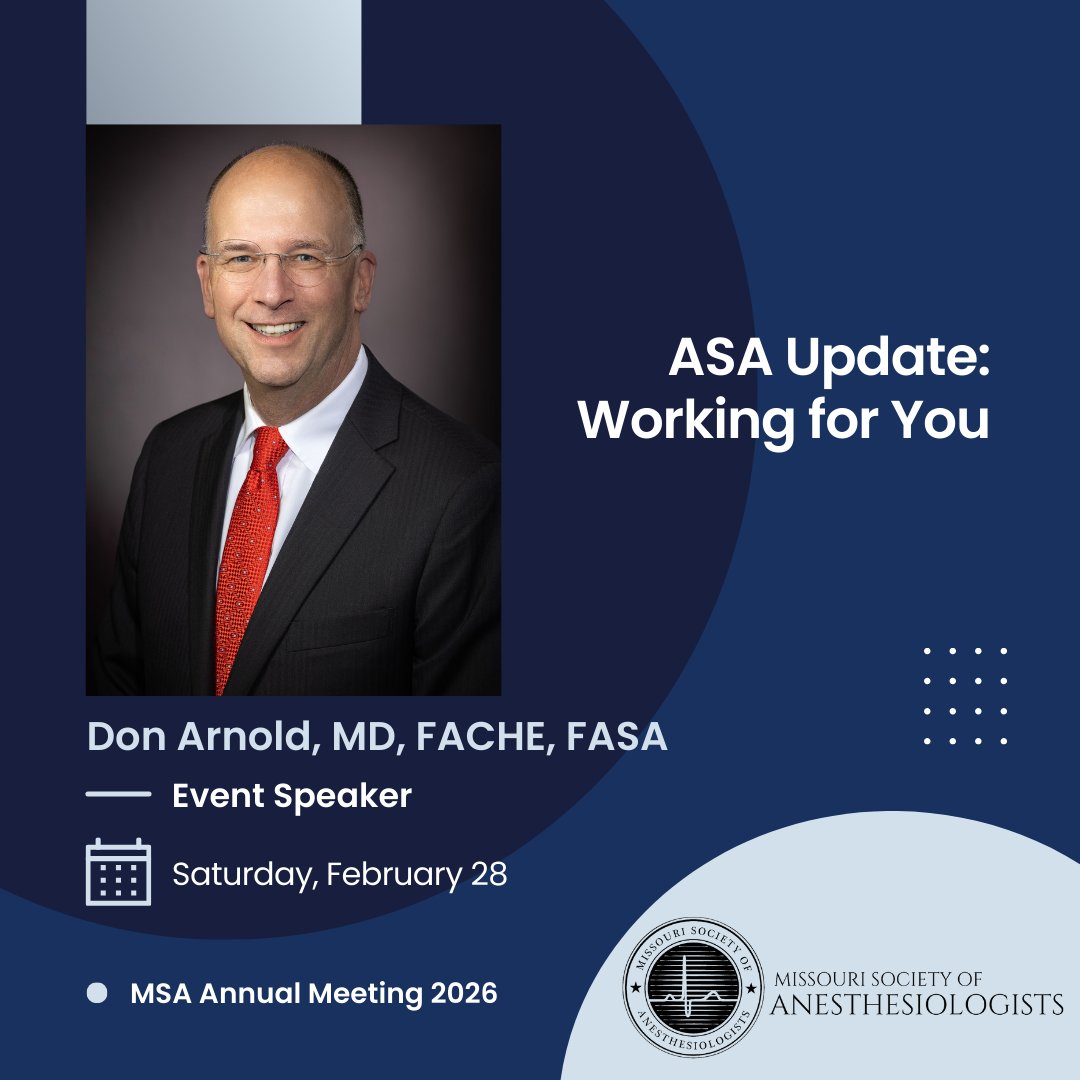 Missouri Society of Anesthesiologists tweet media