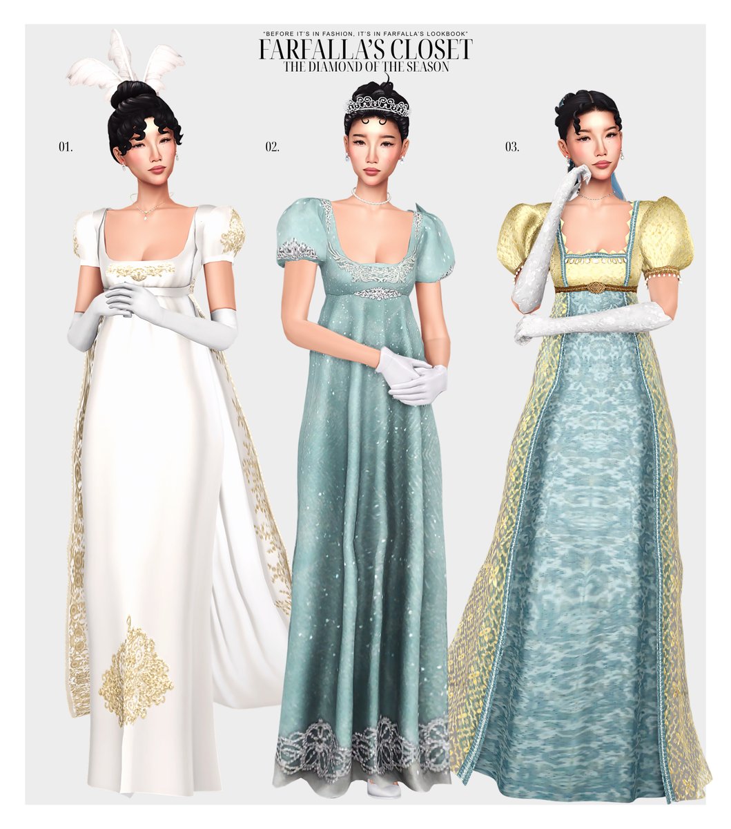 “BRIDGERTON | THE DIAMOND OF THE SEASON💎” ™ by farfallasims
📁 feat. Lily Lian

All CC linked on my Tumblr!  

#TheSims4 #Sims4CC #ShowUsYourSims