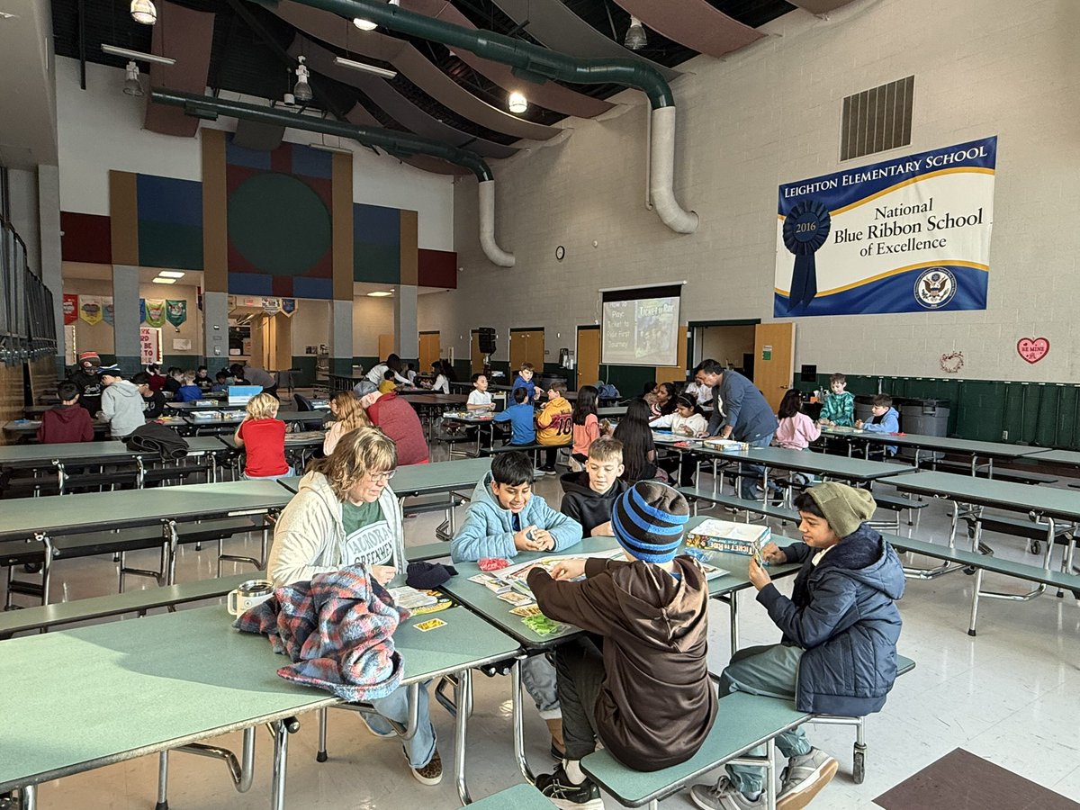 JenBindus's tweet photo. The first session of Rise and Game club was underway bright &amp; early this morning. Shout out to @MrsMcNally_LES for planning an amazing morning for these gamers. Happy to co-host with her! Thanks for the community support @AuroraSchoolsFo @DrPMilcetich @ACSD_MH @MrWarders https://t.co/AweS4eKTFj