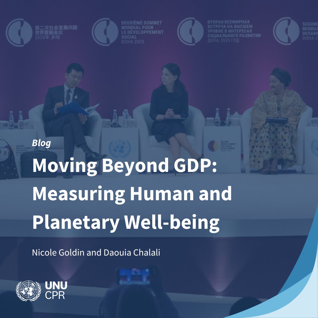 UN University Centre for Policy Research tweet media