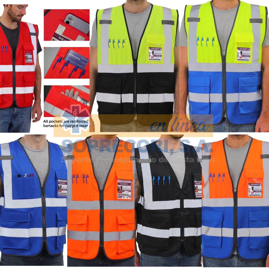 Chalecos Certificados de Alta Visibilidad
Equipos contra pedido 15 días hábiles entrega a partir del pago.
Más información en nuestra web:
soprecorienlinea.com