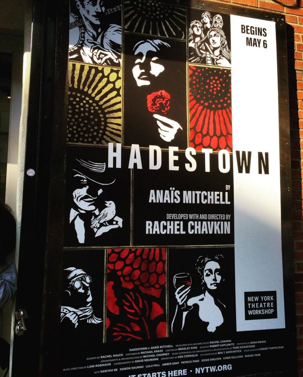 bellaunwind's tweet photo. thinking about this 2016 nytw poster of hadestown https://t.co/zp9VO2ctev