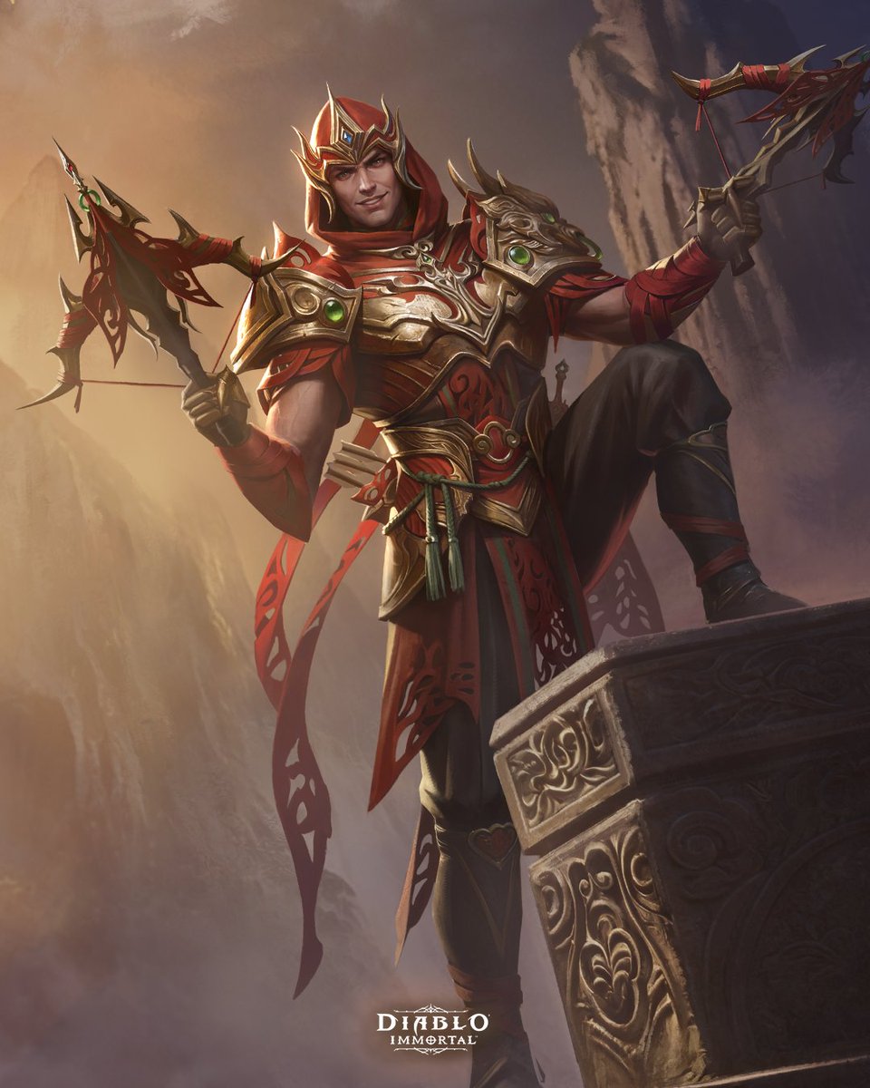 DiabloImmortal's tweet photo. No amount of warrior strength can replace the value of beheld status. Look the part or you will never sustain it. The Season 49 Battle Pass gleams across Sanctuary on February 12th! https://t.co/3QDXZywOwy