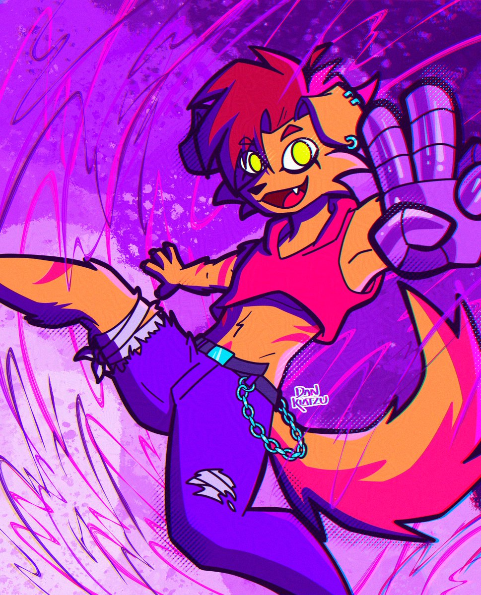 Careful when falling! 

#digitalart #furry #art #furryartist #furryart