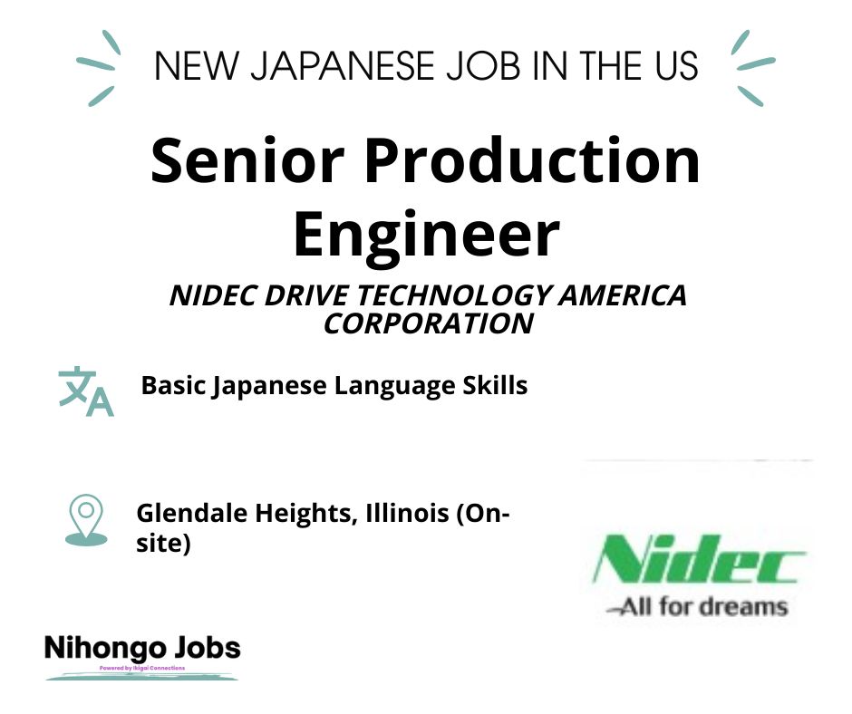 ⚡️New Japanese Job in the US 🇯🇵🇺🇸 Join NDTA as a Senior Production Engineer and be part of a stable, growing company where your expertise drives innovation, career growth, and lasting impact. 

🔗 nihongojobs.com/job/nidec-driv…