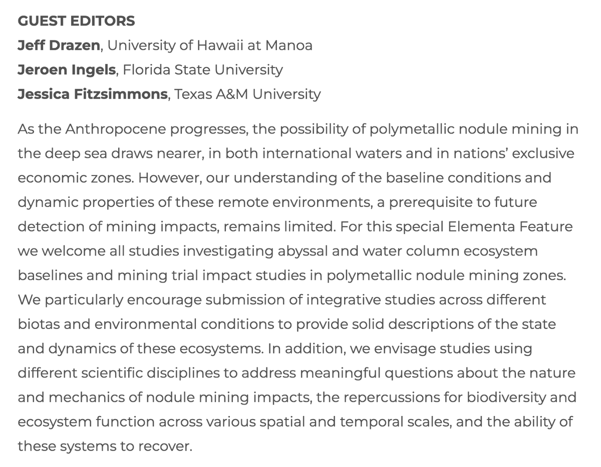 Elementa: Science of the Anthropocene tweet media
