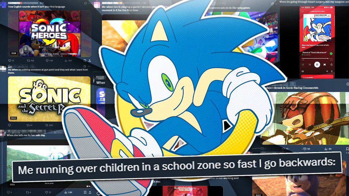 Sonic Out Of Context Is BACK.

LONGEST ONE YET. U PEOLE ARE FOUL.

LOCK IN, ENJOY, RT :
youtu.be/e431xMw-Alc