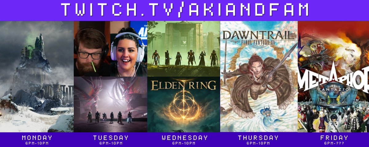 Tomorrow marks 6 years since we started streaming on Twitch.

It's wild to see how the landscape has changed in the past 6 years.

It's a privilege to do community with our people.

Epic week ahead. Much to discuss.

You'll see Ami tomorrow 😉

SEE Y'ALL IN CHAT!