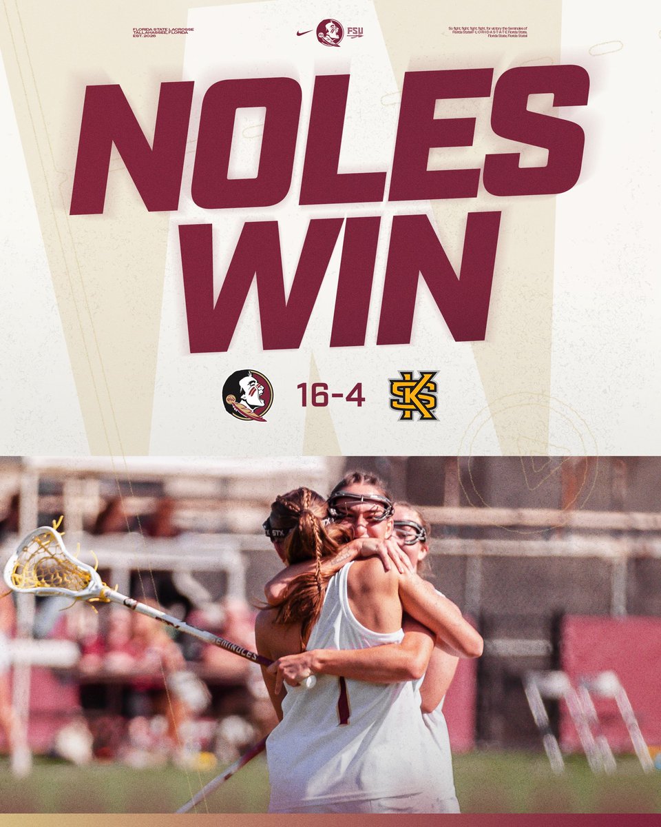 Florida State Women's Lacrosse tweet media