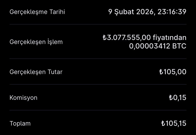 GÜN 1 🚬 $BTC

Sigara farkındalığı oluşturmak için her gün bir paket sigara parası yerine $BTC alıyorum.

Yatırılan miktar: 105₺
Güncel Değer: 105₺
Net Kar: 0₺ (0$)
Elde Tutulan Miktar: 0,0000341 BTC

Siz de beni takip ederek bu süreçte bana eşlik edebilirsiniz, teşekkürler🤍
