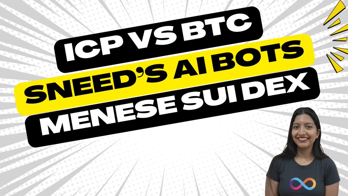 ICP is holding strong against #BTC, Sneed Hub is launching AI-powered staking &amp; trading bots on-chain, and Menese just made Sui DEX fully on-chain.

Simplified, explained, and ready for everyone 👉 youtu.be/xVSKxUAbDCE

#ICP <a href="/icsneed/">SNEED ∞</a>  <a href="/meneseprotocol/">Menese Protocol</a>  #DeFi #Crypto <a href="/SnassyIcp/">Snassy.icp</a>