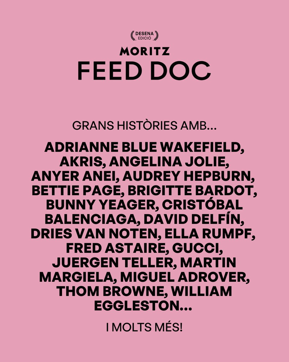 Moritz Feed Doc tweet media