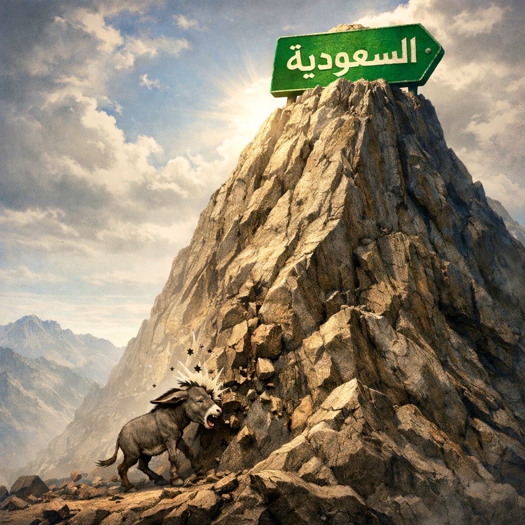 ZRRR8's tweet photo. يحاول بعض المرتزقة النيل من السعودية، وهم يدركون أن مسعاهم وهمٌ لا يُجدي؛ فإذا فقد العاجز الحُجّة علا ضجيجه، ونصيحتي لهم: الزموا الصمت؛ فالصمت أبلغ اعتراف بالعجز أمام حقيقة لا تُنال؛ إذ ما حالهم إلا كحمارٍ ينطح جبلًا، فلا يزيده إلا صلابة، ولا يحصد هو إلا الكَمَد ثم الهلاك. https://t.co/YTTU5DElFo