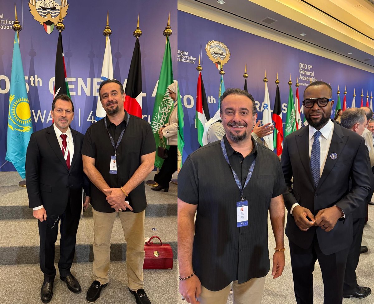 MehdiParyavi's tweet photo. Enjoyed my time at the 5th Digital Cooperation Organization (DCO) General Assembly, represented by 16 Ministries of Digital, Digital Economy, and Communications. It was great catching up and meeting with Her Excellency Deemah AlYahya, HE Omar Alomar, HE Abdullah Alswaha, HE Ali Al Shidhani, HE Dr. Bosun Tijani, HE Kamal Shehadi, and other influential and esteemed member states and global leaders. 

The road to cooperative digital success is through unification and developing a cohesive economic block that strives for larger investment and purchasing power, thus rendering higher rewards.