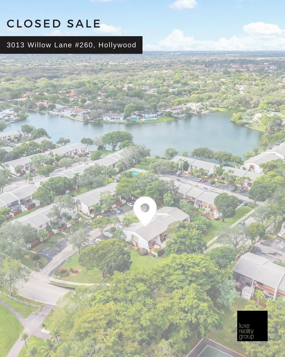 LuxeRG's tweet photo. C L O S E D sale✔️
Lakes of Emerald Hills🏘️
3013 Willow Lane #260
Hollywood📍
3 🛏️ | 2.5 🛁 | 1,640 SF📐
Sold for $495,000
.
Seller represented by Lisa Yanowitz👩🏽‍💻
.
#HollywoodFloridaHomes
#LakesofEmeraldHills
#HollywoodFlorida
#ClosedSaleHollywoodFlorida https://t.co/Z3BKy4AwI1