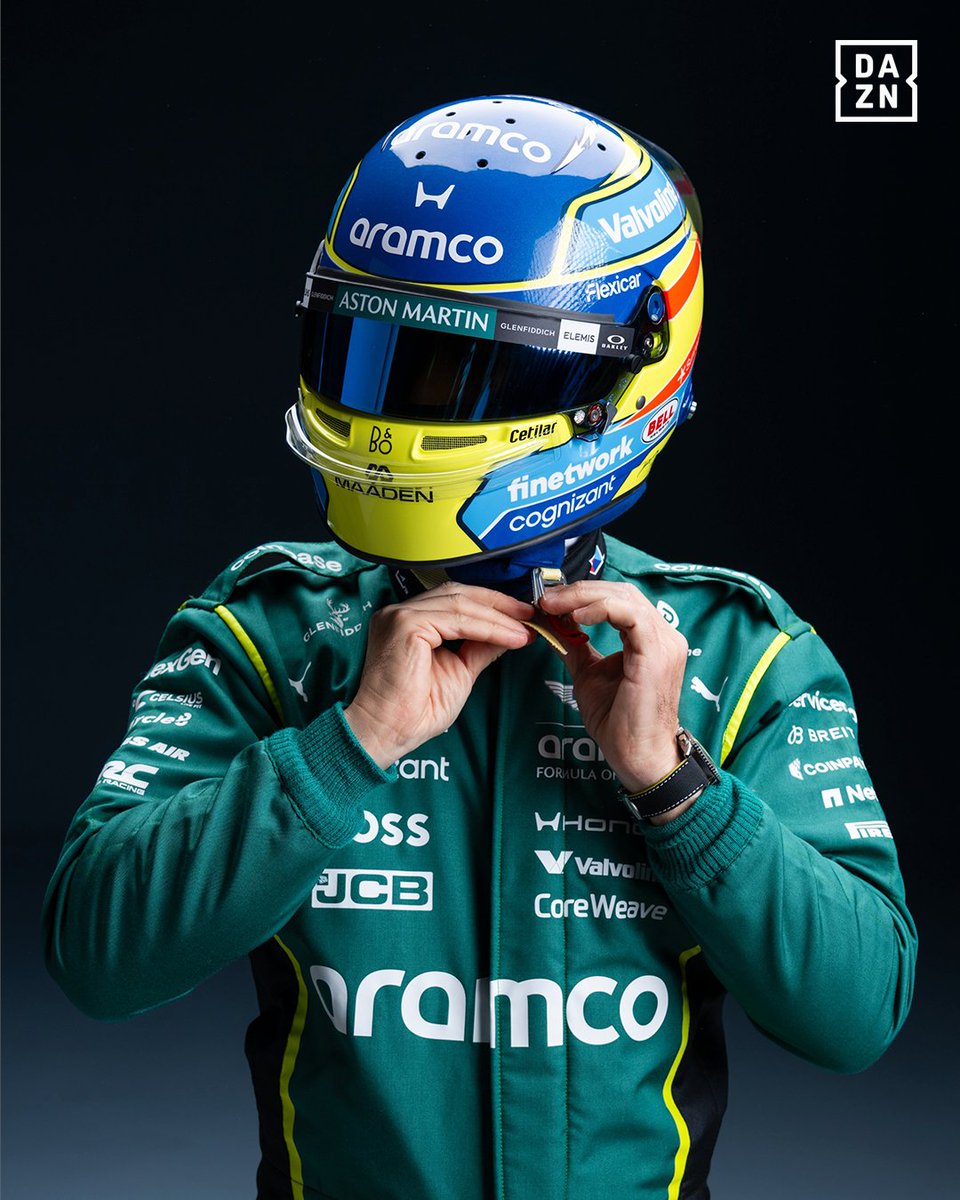 DAZN_ES's tweet image. Con los colores de toda una vida 💙💛❤️

El casco de Fernando Alonso en 2026