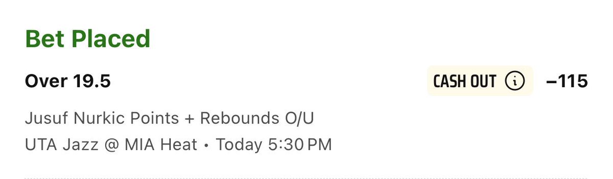DreamsBets's tweet image. $100 to $10,000 Challenge 🚨

Step 1 : Nurkic O19.5 PR -115  

$100 &amp;gt; $187

❤️ If Riding