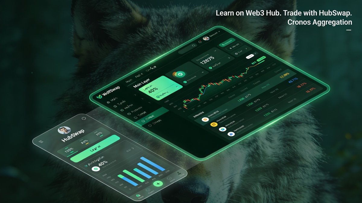 If you’re trading on Cronos and still bouncing between a bunch of tabs to find a decent route, you’re doing extra work for no reason.

Here’s how the Web3 Hub stack is set up for you:

Learn what you’re doing

Web3 Hub gives you structured beginner lessons so you actually