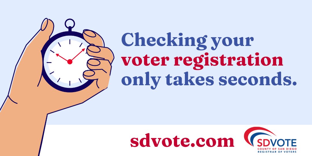 San Diego County Registrar of Voters tweet media