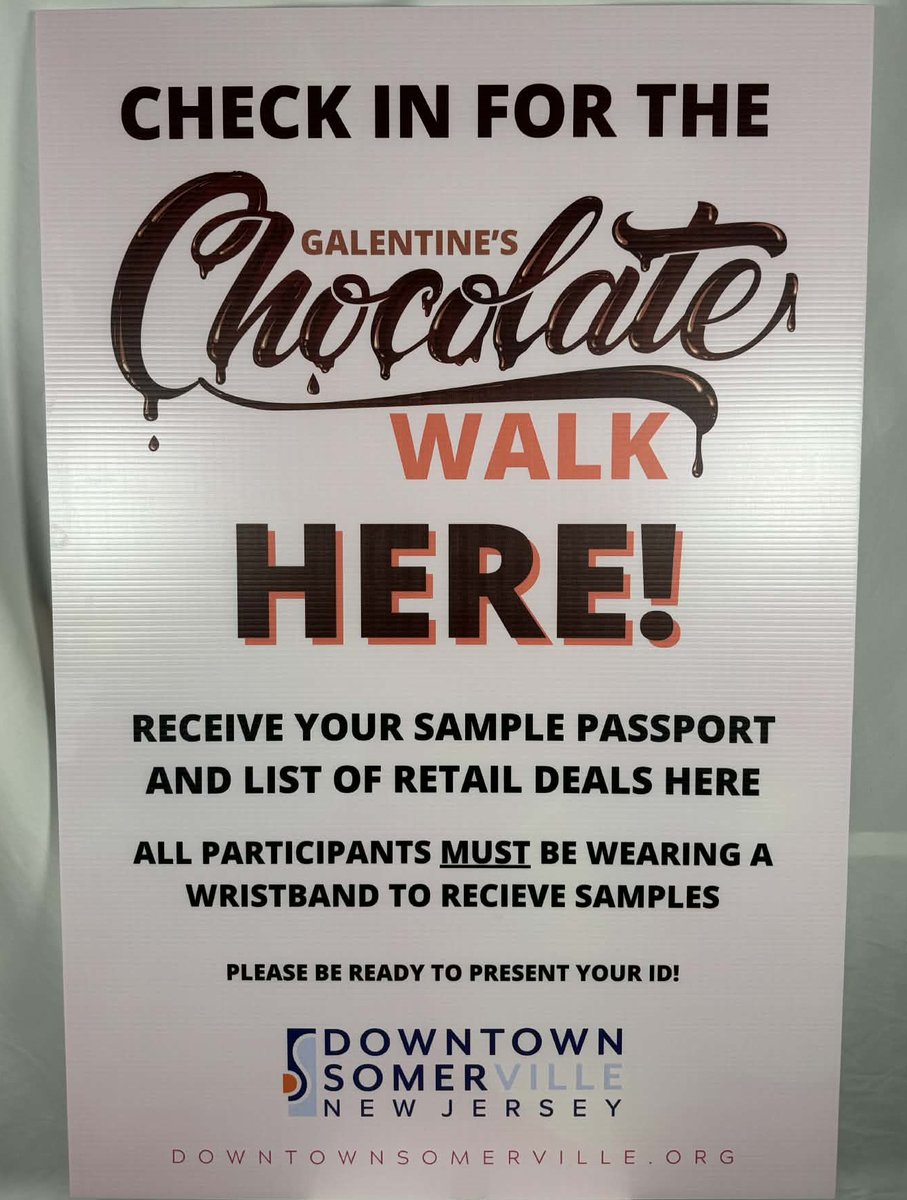 SpeedPro_NJ's tweet image. Whether  you’re planning a wedding, a corporate conference, or a downtown  community walk, we help deliver your message visually to your audience,  one sign at a time. 
#galentinesday #chocolate #walk #downtownsomerville #community