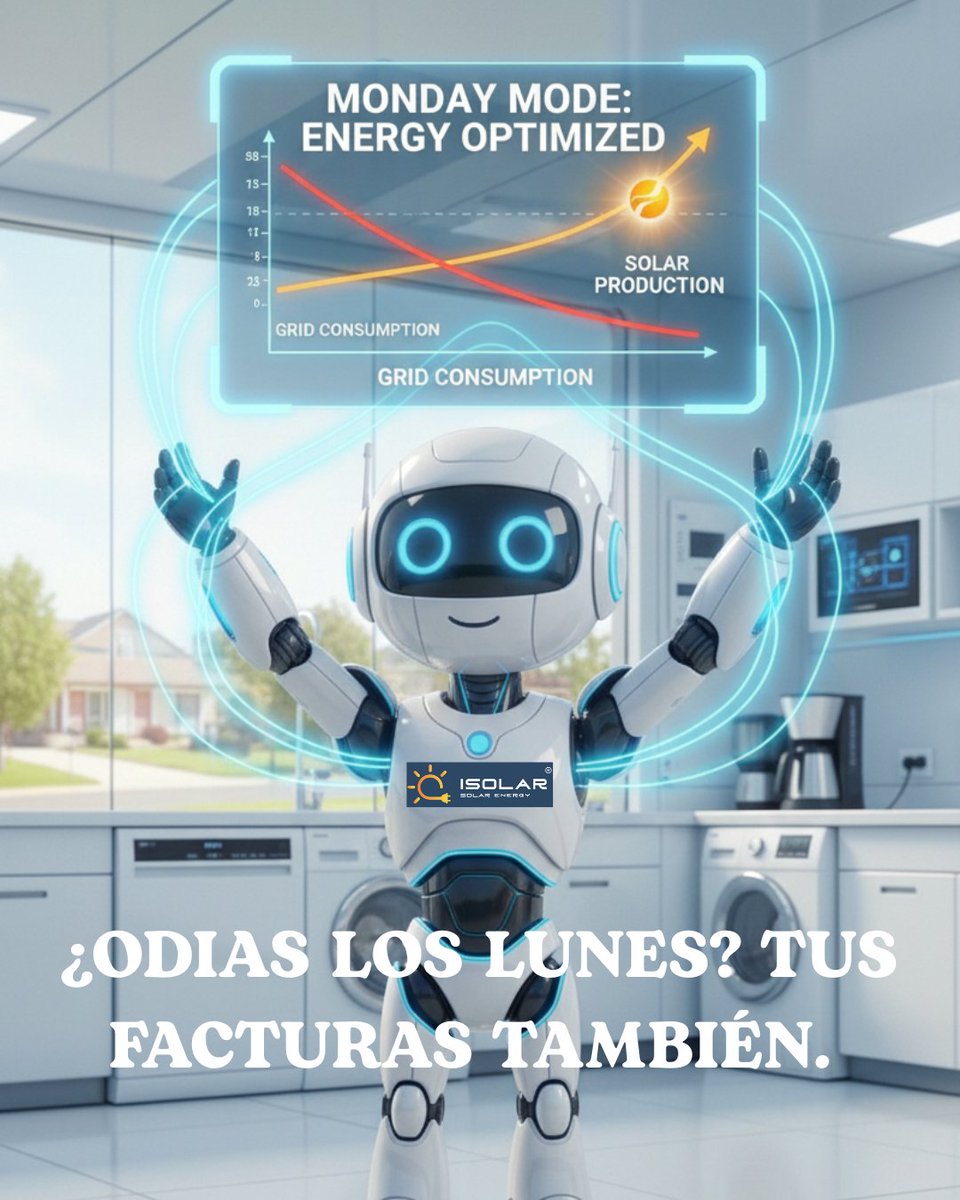 Mientras otros ven una cuesta de febrero, iSolar 1361 ve una oportunidad de ahorro. Mis sensores detectan que es hora de que tus placas paguen el arranque de la semana.

¿Tu factura sigue en modo lunes? ¡Cámbiala isolarenergia.es/contacto !

#iSolar1361 #Ahorro #Lunes #EnergiaSolar
