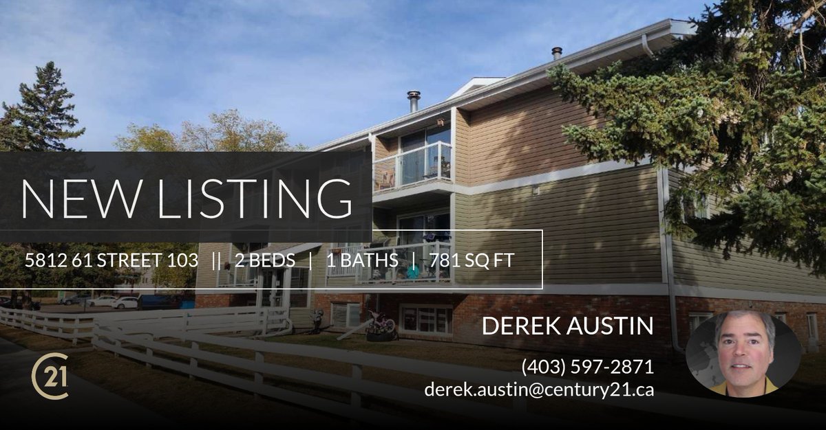 derekc21's tweet photo. Here's a new listing on the market. Get in touch with me if you're interested at (403) 597-2871!

Derek Austin 
31 yrs Selling and Listing Central Alberta 
403-597-2871
derek.austin@century21.ca https://t.co/4KKXTNcJCp https://t.co/B95QFuqMWC