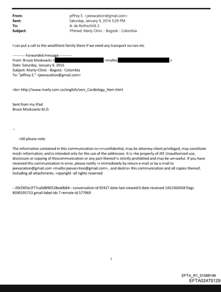 MadameSiimone's tweet image. 🇺🇸🇨🇴Uds sabían que Andrés Santo Domingo también sale en los archivos Epstein? Adjunto invitación vip. 

En otro correo, epstein responde (traducción literal) "Puedo llamar a la familia más rica de allí si necesitamos algún transporte" etc 

¿Hilando fino o blanco es, gallina lo