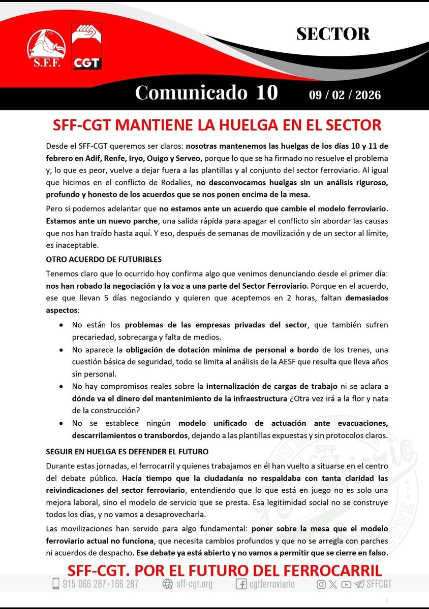 Ferroviarixs CGT GZ tweet media