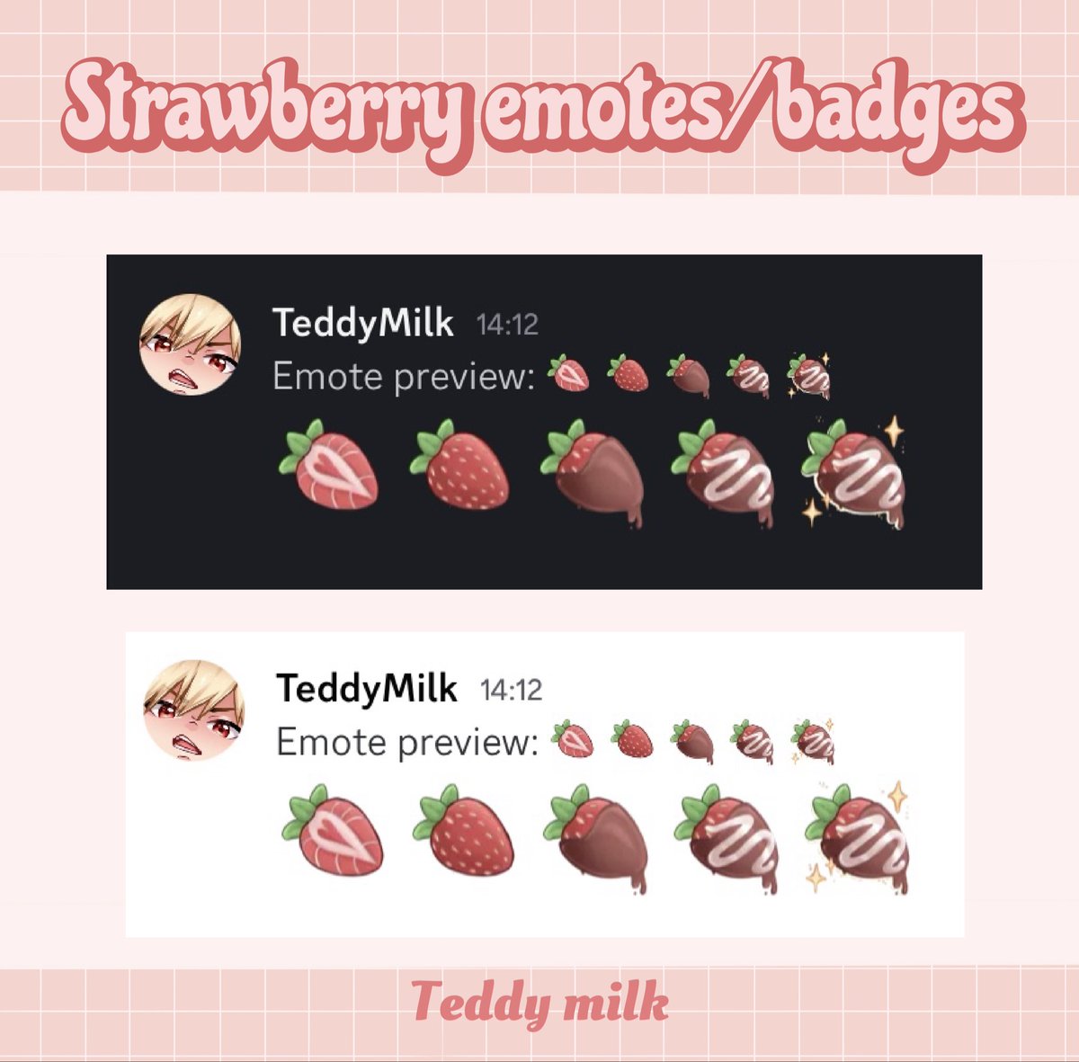 _teddy_milky's tweet photo. Also selling pre-made emotes on vgen

https://t.co/liApvkjkBx

#Vgen #Emotes https://t.co/5ybsAzj9SG