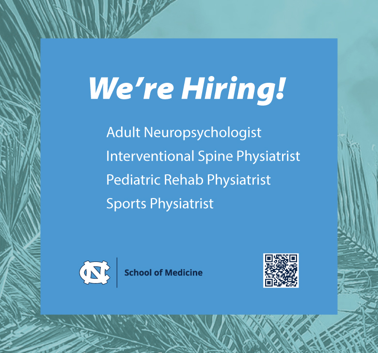UNC Physical Medicine & Rehabilitation tweet media