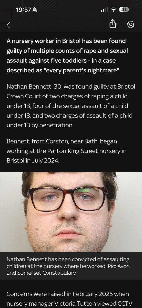 KevinUTO1867's tweet photo. @RupertLowe10 No mention of the guy convicted today for raping toddlers, Rupert? https://t.co/QBLsHdJBLC