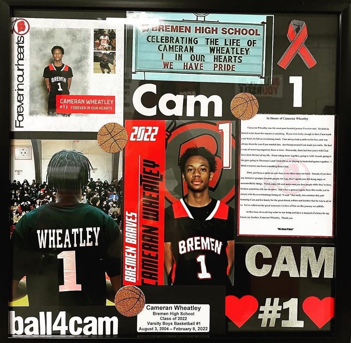 MsChristineATC's tweet photo. Sorry I’m a day late, but I wasn’t in the right head space yesterday to honor our beloved Cam.  I think of you every single day.  ♥️1♥️ ♥️🏀♥️ #Ball4Cam https://t.co/XdyKemPw49