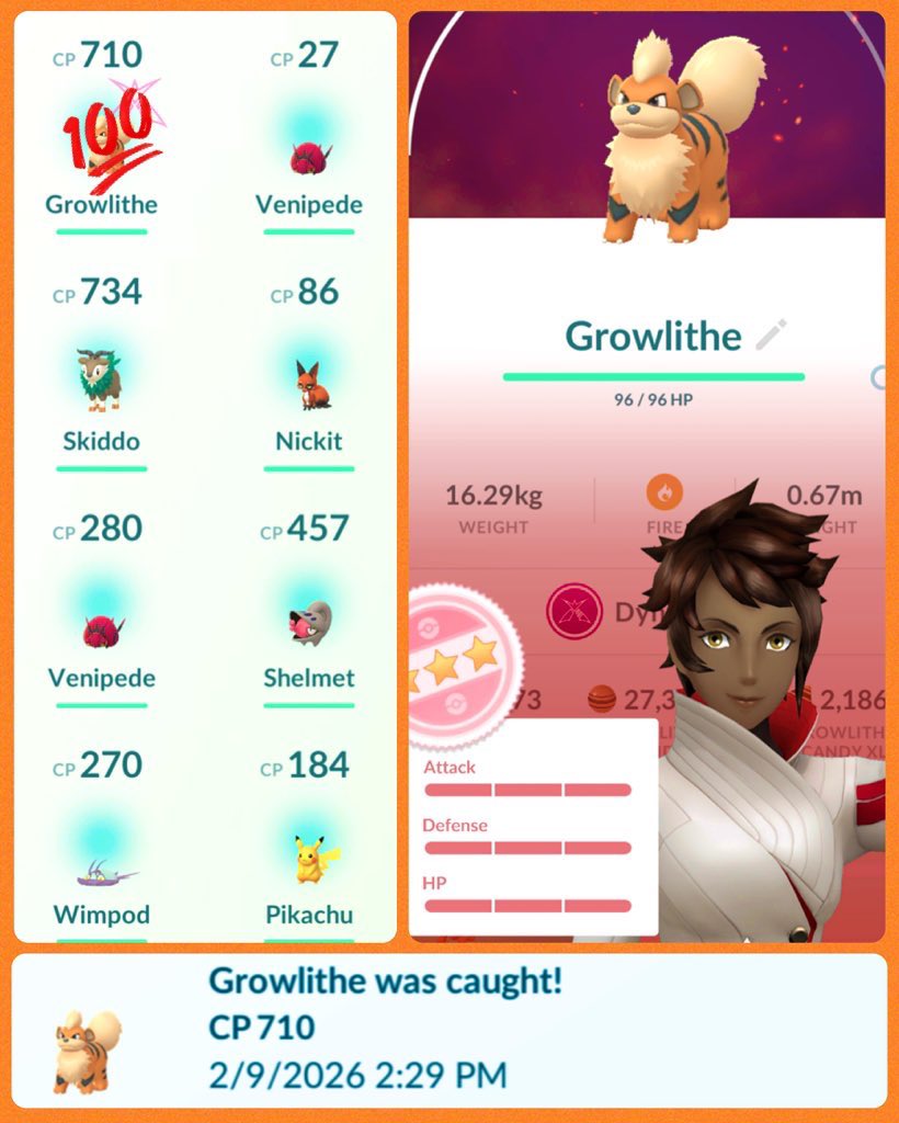 KamikeoPoGo's tweet photo. 💯#HundoGROWLITHE💯
💯🍀YES! Casual catch at home! We’re DONE!🍀💯
... 👊🏾🐻 GRIND!
#HundoPokemon #DynamaxPokemon #DynamaxGROWLITHE #HundoDynamaxGrowlithe
#HundoGameIsStrong #OnlyMatterOfTime #HundoHunter #PokemonGo https://t.co/Nn3bZCUuOC