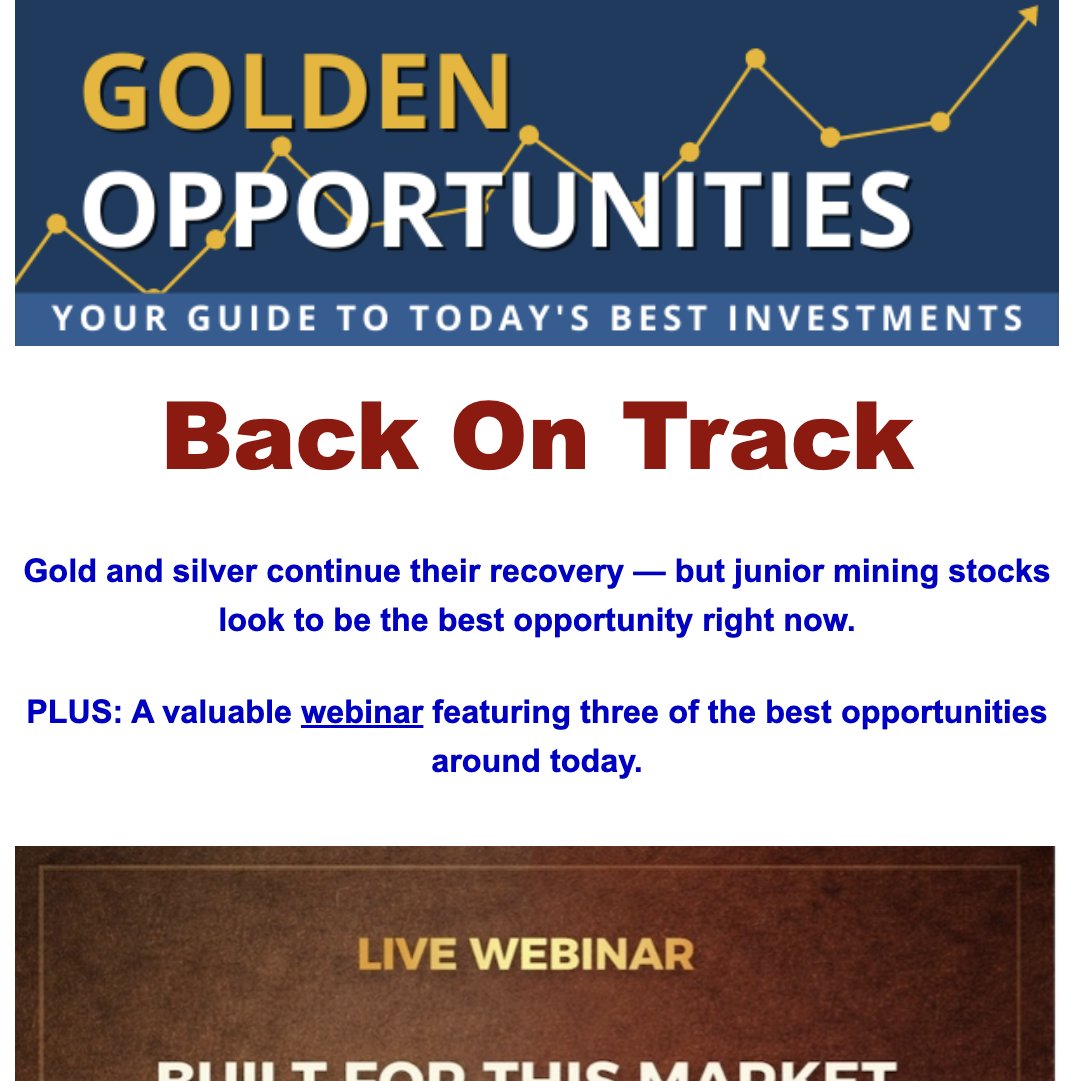 Gold Newsletter tweet media