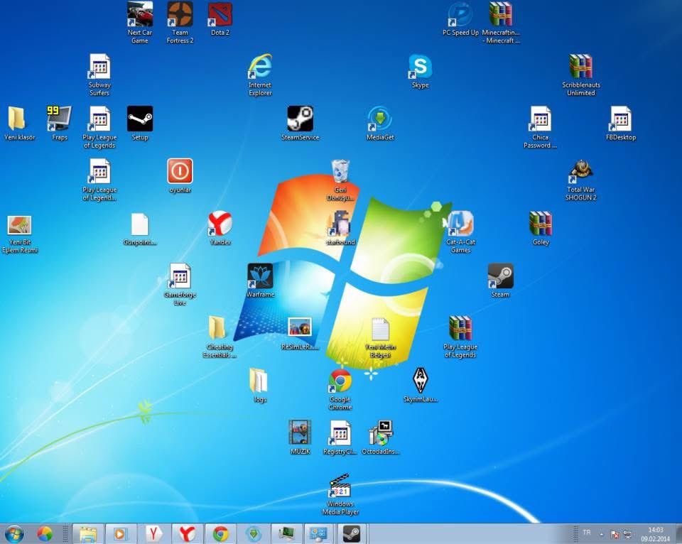 2014’deki en normal gamer masaüstü fndöfkdö