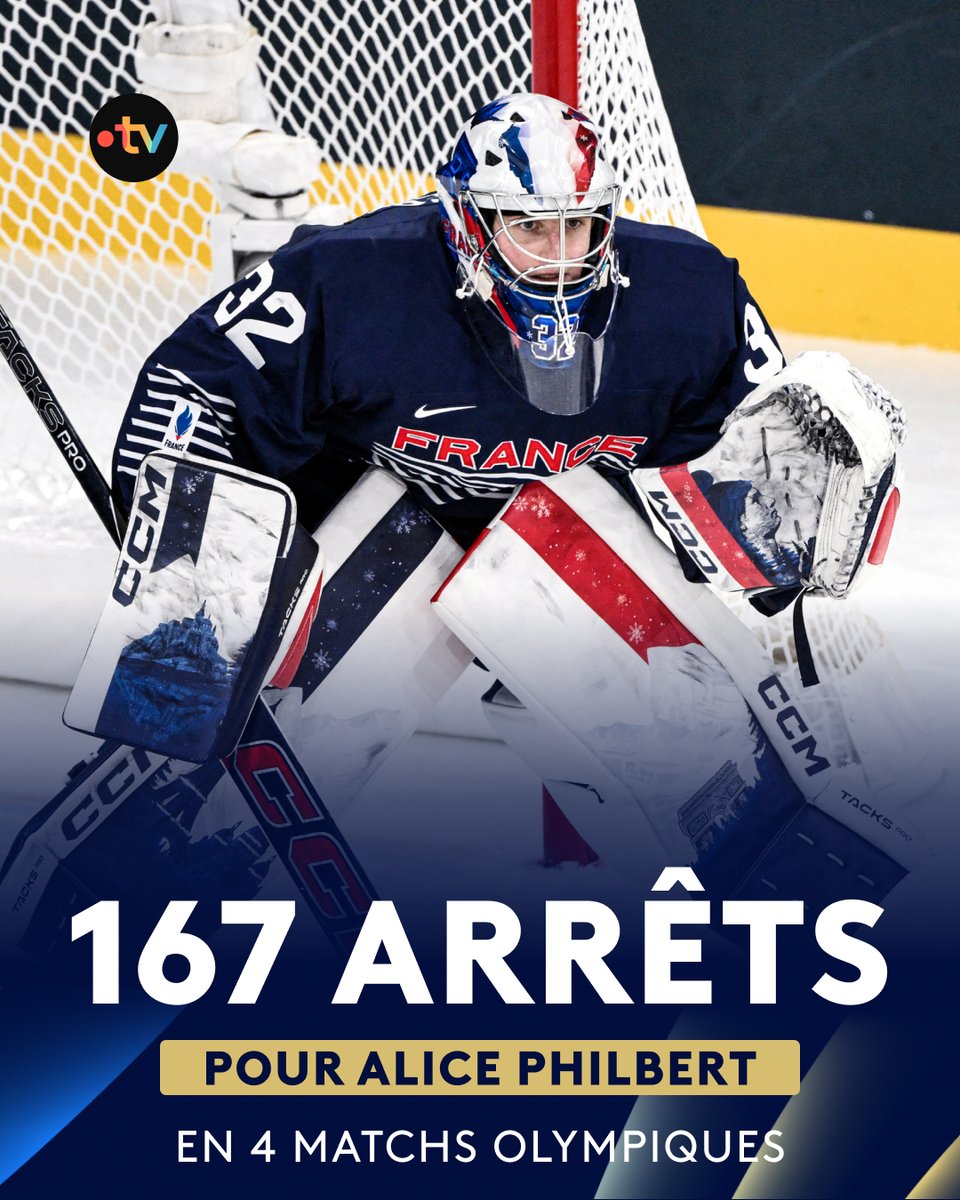 ❄️ #MilanoCortina2026 | 🧤 167 ARRÊTS EN 4 MATCHS ! 

🇫🇷 La gardienne Alice Philbert a tout donné pour son premier tournoi olympique. Malheureusement l’aventure s’arrête ici pour nos Bleues. 

#olympics #wintersports