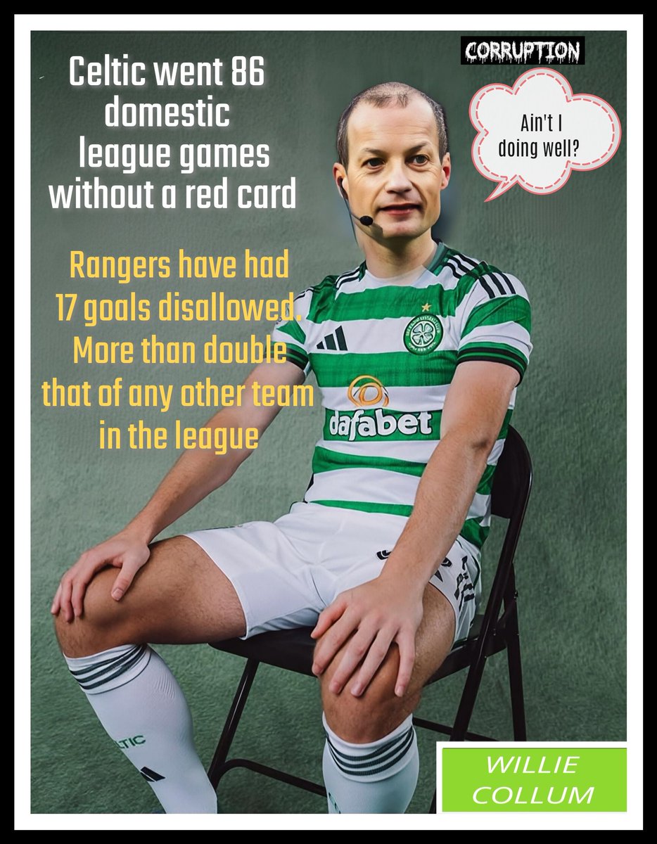 <a href="/BBCSportScot/">BBC Sport Scotland</a> Couldn't make this shit up. Rangers have had more than DOUBLE the goals ruled out this season than any other team in the league but still the propaganda machine against the club gets racked up by the scumbag press. Fuck the <a href="/BBCScotland/">BBC Scotland</a>