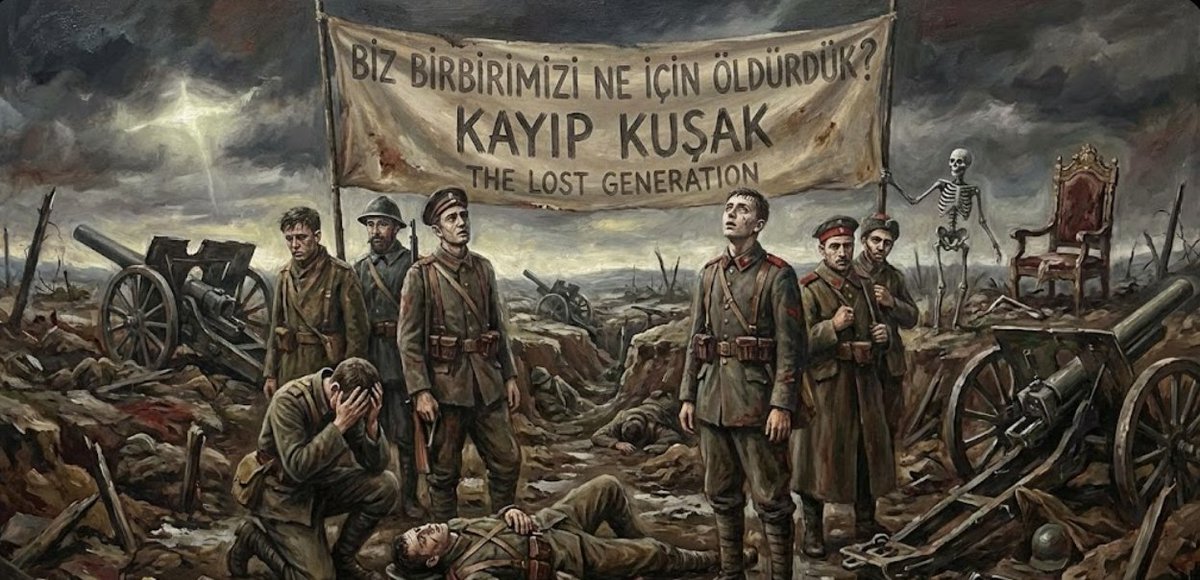 Agaku33's tweet photo. BİZ BİRBİRİMİZİ NE İÇİN ÖLDÜRDÜK? 

Hangi nesildi o "Biz ne bok yedik, neden birbirimizi doğradık?" diye şoka giren? 

Tarihin en büyük aldatmacasını yaşayan "KAYIP KUŞAK"TI (THE LOST GENERATION).

Adres: 1. Dünya Savaşı.

Siperlerde çürüyen Avrupalılar, sonra o bataklığa itilen Amerikalılar... 

Hepsi aynı "Kıyma Makinesi"nin dişlileri oldular.

O şoku neden yaşadılar biliyor musun? 

Çünkü o zamana kadar savaş onlara bir "Masal" gibi anlatıldı. "Kahramanlık, Şan, Şeref, Madalya" diye pazarladılar ölümü. 

Gençleri bando mızıkayla, kızların attığı çiçeklerle, düğüne gider gibi cepheye gönderdiler.

"Noel'e kadar evdesiniz aslanlarım" dediler.

Ama cepheye gittiklerinde karşılaştıkları şey "Kahramanlık" değildi. 

Karşılaştıkları şey; SANAYİ TİPİ BİR MEZBAHAYDI.

Çamur, fareler, hardal gazı ve kopan uzuvlar... 

Onlara "Vatan" dedikleri şeyin, aslında bir avuç Baron'un harita üzerindeki cetvel oyunu olduğunu kanla öğrettiler.

En büyük tokat, sistemin "Bug"a girdiği o gece, 1914 Noel'inde yaşandı.

İngiliz ve Alman askerleri siperlerden başlarını çıkardı. 

Normalde tetiği çekmeleri gerekiyordu. Ama bir mucize oldu. 

Birbirlerine kurşun değil, sigara attılar. 

Siperden çıkıp, o ölüm tarlasında FUTBOL OYNADILAR.

Şarkılar söylediler, birbirlerinin aile fotoğraflarına baktılar.

O an o korkunç gerçeği anladılar: "Ulan bu karşıdaki 'Alman Canavarı' dedikleri çocuk... O da benim gibi.

Onun da annesi var, o da evini özlemiş, o da korkuyor. Biz kimiz? Biz neden birbirimizi öldürüyoruz?"

Sonra ne oldu? SİSTEMİN BEKÇİLERİ (Komutanlar/Generaller) koşarak geldi. 

Oyun bozulmasın diye çıldırdılar. 

"Derhal ateş açın yoksa sizi vatan hainliğinden infaz ederiz" diye bağırdılar. 

Askerler ağlaya ağlaya, az önce sarılıp top oynadıkları adamları vurdular.

İşte o an, o neslin sadece bedeni değil; RUHU DA ÖLDÜ.

Döndüklerinde ne Tanrı'ya, ne Devlete, ne de Ahlaka inançları kalmıştı.

Şunu kafamıza kazıyalım: Evet, düşman kapıya dayanırsa, vatanımız, namusumuz ve özgürlüğümüz için gözümüzü kırpmadan savaşırız. 

Gerekirse ölürüz, öldürürüz. Bu doğanın kanunudur. 

İstilacılardan ve teröristlerden arınmak şereftir ve gereklidir.

Fakat tarih gösteriyor ki; SAVAŞLARIN %90'I BİRİLERİNİN TEZGAHIDIR.

Biz neden anlaşamıyoruz? 

Hiç düşündünüz mü BABİL KULESİ olayında "Tanrılar" (!) neden insanların dillerini karıştırdı? Neden korktular? 

Çünkü insanlar "BİR" olmuştu. 

Tuilayı üst üste koyup göğe (onların seviyesine) çıkıyorlardı. Yönetici elit (O dönemin "Tanrıları"), aşağıya baktı ve dedi ki: "Bunlar birbirini anlarsa, bunlara hükmedemeyiz. İletişimlerini kesin!"

Size anlatılmayan tarih şudur: Eski Altın Çağlarda savaş yoktu. Neden? (MU)

Çünkü insanlar TELEPATİYLE (ZİHİNSEL BAĞ) anlaşıyordu. 

Zihin zihine konuşurken YALAN SÖYLEMEK İMKANSIZDIR.

Karşındakinin niyetini, sevgisini, korkusunu çıplak bir şekilde görürsün. 

Yalanın olmadığı yerde savaş olur mu? Olmaz.

Ne zaman ki o yetenek kapatıldı (DNA'mız kilitlendi), ne zaman ki bize "Dil" denilen o ilkel, cızırtılı kodlama verildi; İşte o zaman MANİPÜLASYON başladı. 

Kelimeler yalan söyler. 

Siyasetçiler o dilleri kullanarak, "Vatan, Millet, Din" diyerek sizi birbirinize düşürür. 

Dil, insanı bölmek için icat edilmiş bir virüstür.

Bu dünyada her zaman İKİ KİŞİ (Sağcı-Solcu, A Ülkesi-B Ülkesi) kavga eder. 

Sen sanırsın ki "Kendi davam için savaşıyorum." Hayır. Bu bir horoz dövüşüdür.

Kanı döken HOROZLARDIR.

Bahsi kazanan ise SEYİRCİLERDİR (3. ŞAHISLAR).

O Üçüncü Şahıs (Küresel Elit), sahne arkasında purosunu yakar. 

Sana silah satar, düşmanına mermi satar. 

Sonra ikiniz de öldüğünüzde, ikinizin de arazisine el koyar. Sağı sola kırdırır, Müslümanı Hristiyana kırdırır. 

Fark etmez. Onun ideolojisi yoktur, onun HASADI vardır.

Bizi birbirimize kırdıran şey, birbirimizi duymamamızdır

1914'te o askerler birbirini duyduğunda (top oynarken) savaşı bitirmişlerdi. Sistem ise onları zorla, kırbaçla tekrar o cehenneme soktu.

Şimdi uyanık olun. Vatan için savaşmak ŞEREFTİR.

Ama bir Banker'in kasası dolsun diye, bir Küreselci'nin planı işlesin diye ölmek ENAYİLİKTİR.

Dillerinize, süslü manşetlere, size satılan o yalanlara kanmayın. 

Gerekirse savaşırız ama piyon olarak değil; OYUNU GÖREN ŞAH'LAR OLARAK.

Uyanış pahalıya patladı. Bir daha aynı tuzağa düşmeyin.