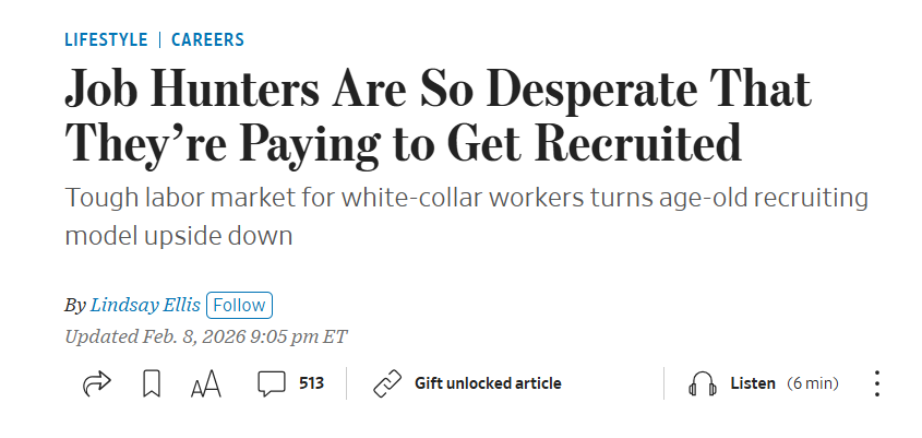 Vaya vaya, el trabajo de oficina está cambiando tanto, que ahora las personas particulares están empezando a pagar a las empresas de recursos humanos para que le encuentren empleo y no al revés.