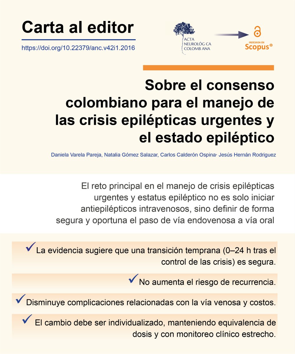 Revista Acta Neurológica Colombiana tweet media