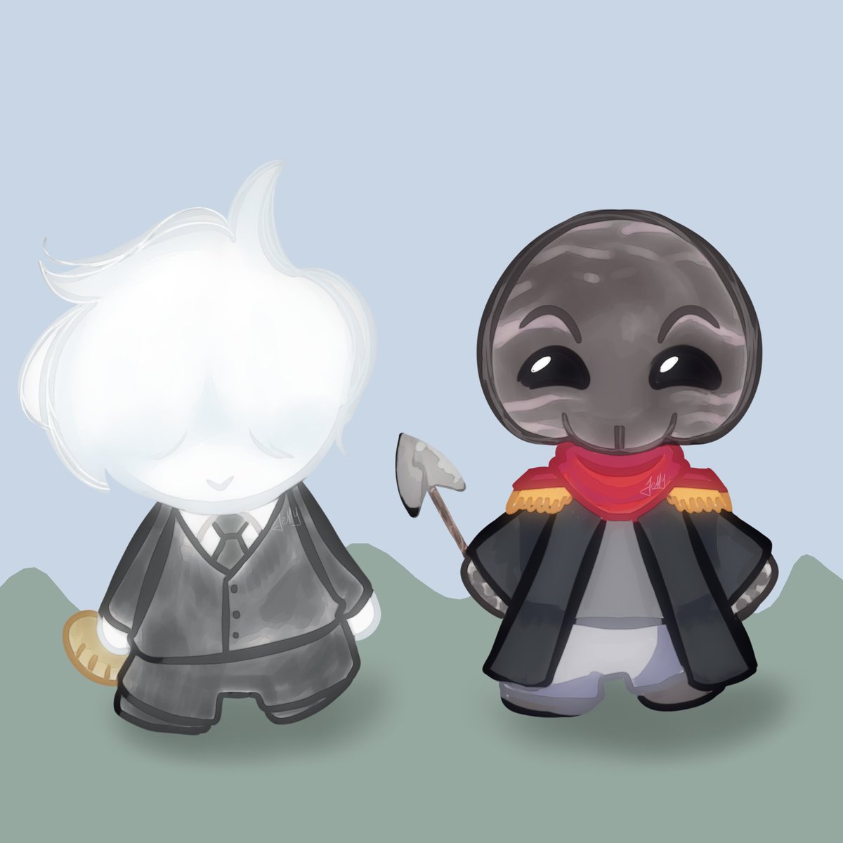 Dibuje unos chibis porque estoy muy feliz de que haya vuelto esta serie. 💞💞💞💞

#Killerrich #cubiart