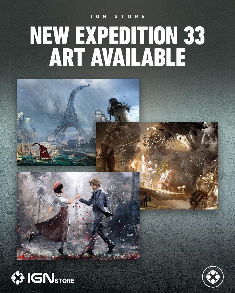 A new official Expedition 33 artwork collection has landed on the <a href="/IGNStore/">IGN Store</a>!

Collect all nine pieces: bit.ly/499OKLo