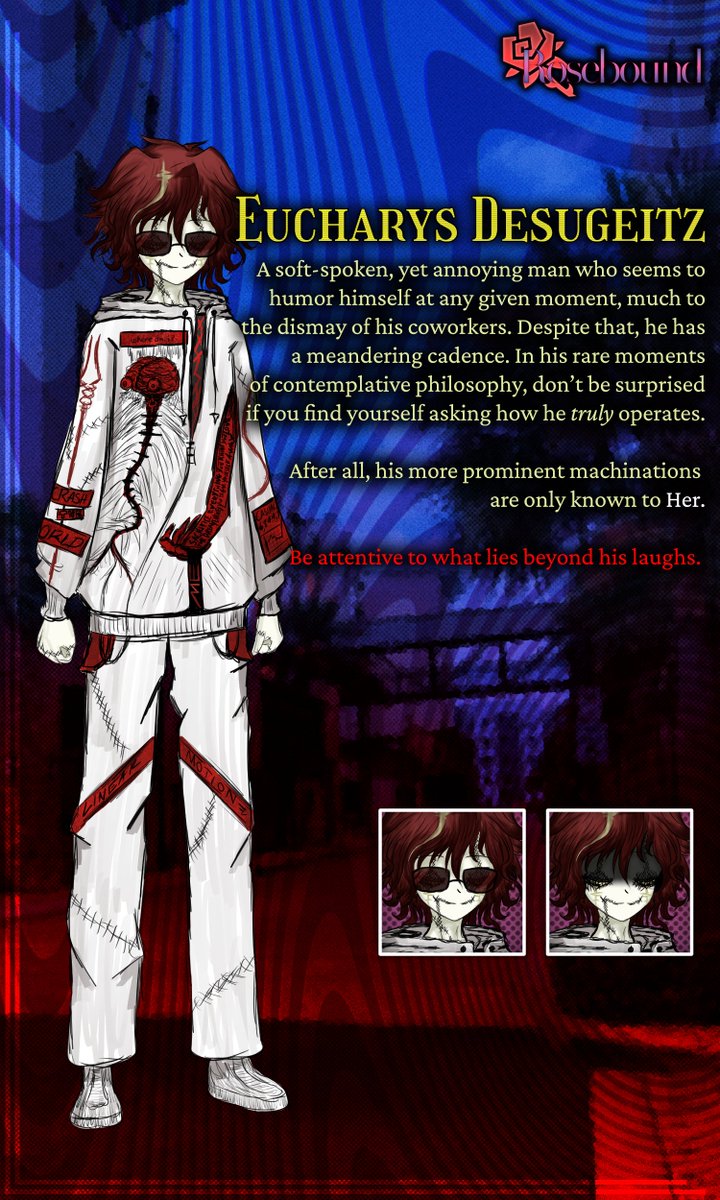 A shady deal with Eucharys is nothing out of the ordinary. What's truly out of the ordinary is his disposition...

There's no way Johann would team up with him, right?
✧ 
#visualnovel #vndev