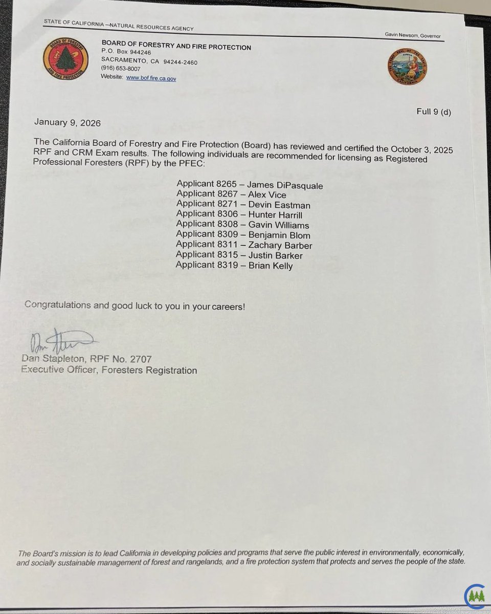 California Forestry Association tweet media